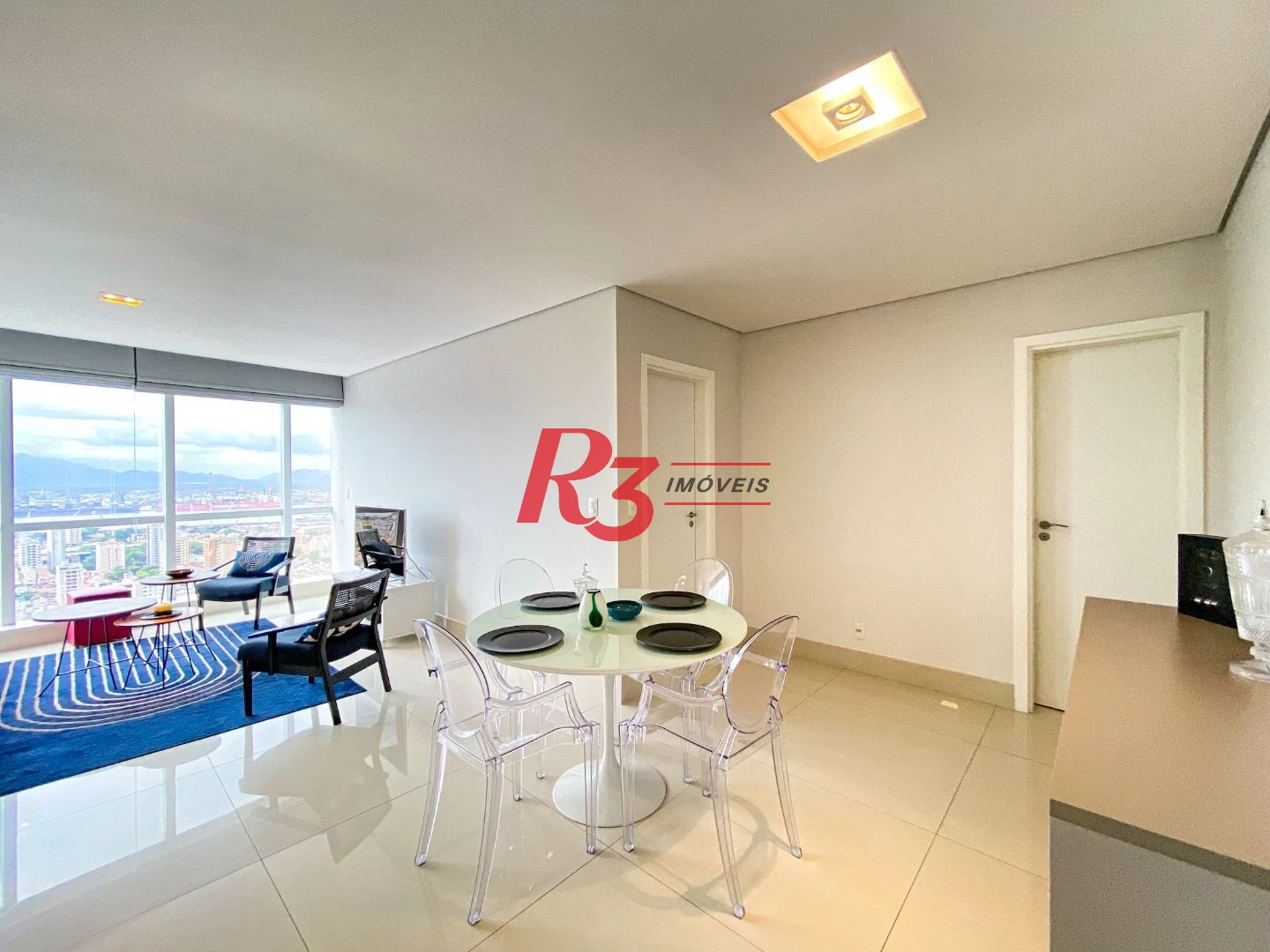 Apartamento com 1 dormitório à venda, 68 m² por R$ 1.200.000,00 - Aparecida - Santos/SP