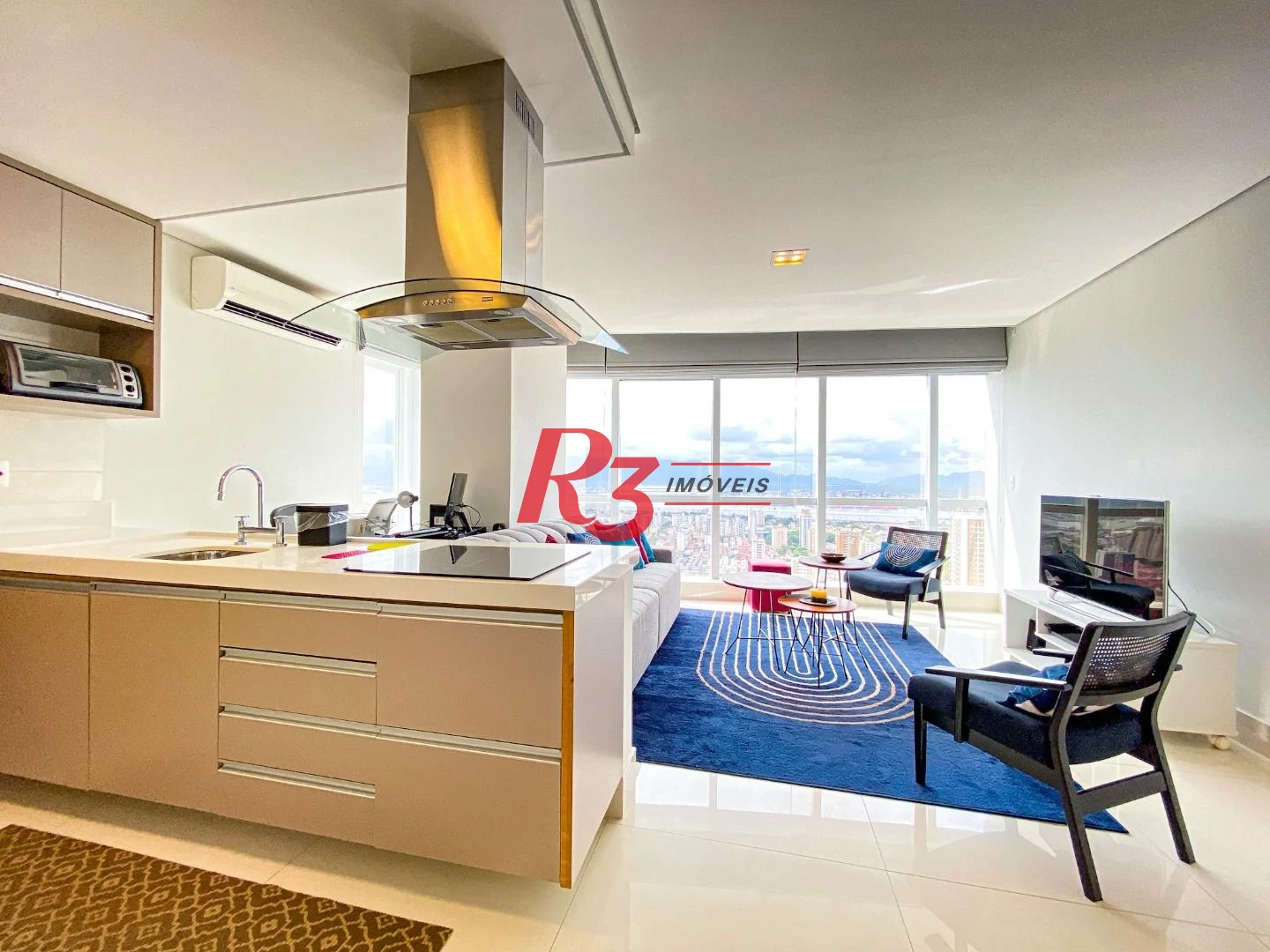Apartamento com 1 dormitório à venda, 68 m² por R$ 1.200.000,00 - Aparecida - Santos/SP