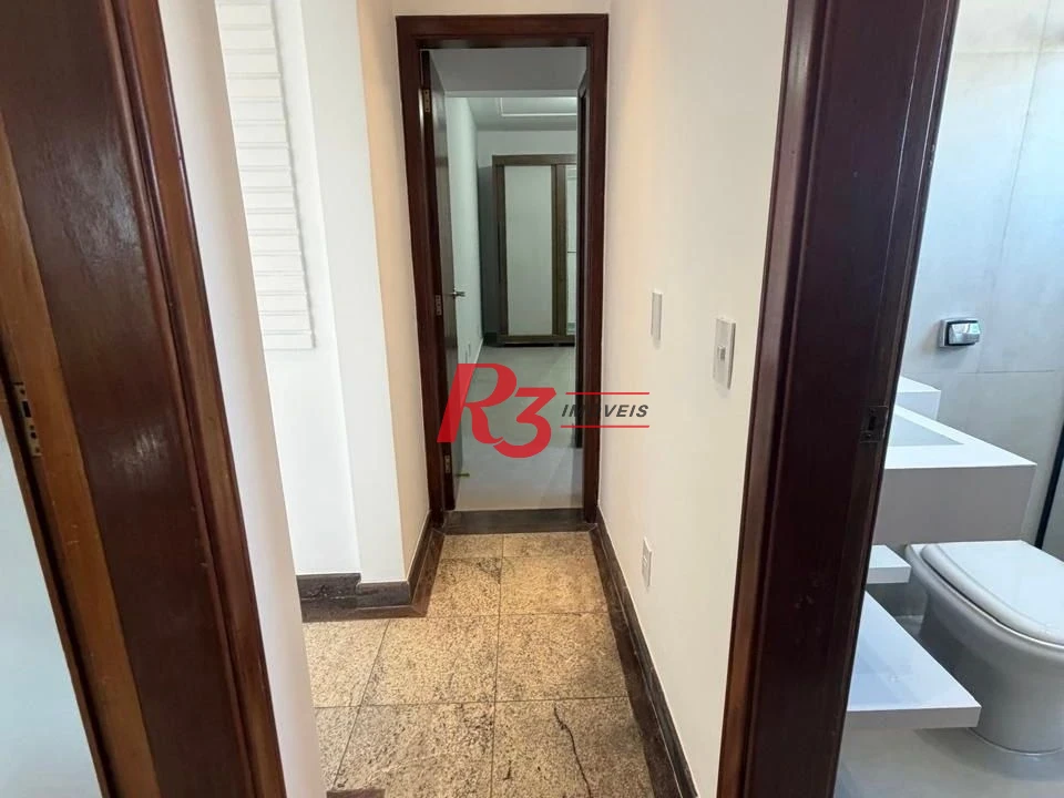 Apartamento para alugar, 100 m² por R$ 4.950,00/mês - Marapé - Santos/SP
