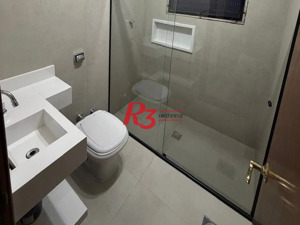 Apartamento para alugar, 100 m² por R$ 4.950,00/mês - Marapé - Santos/SP