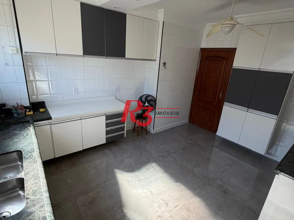 Apartamento para alugar, 100 m² por R$ 4.950,00/mês - Marapé - Santos/SP