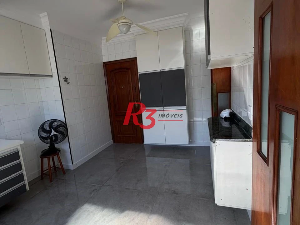 Apartamento para alugar, 100 m² por R$ 4.950,00/mês - Marapé - Santos/SP