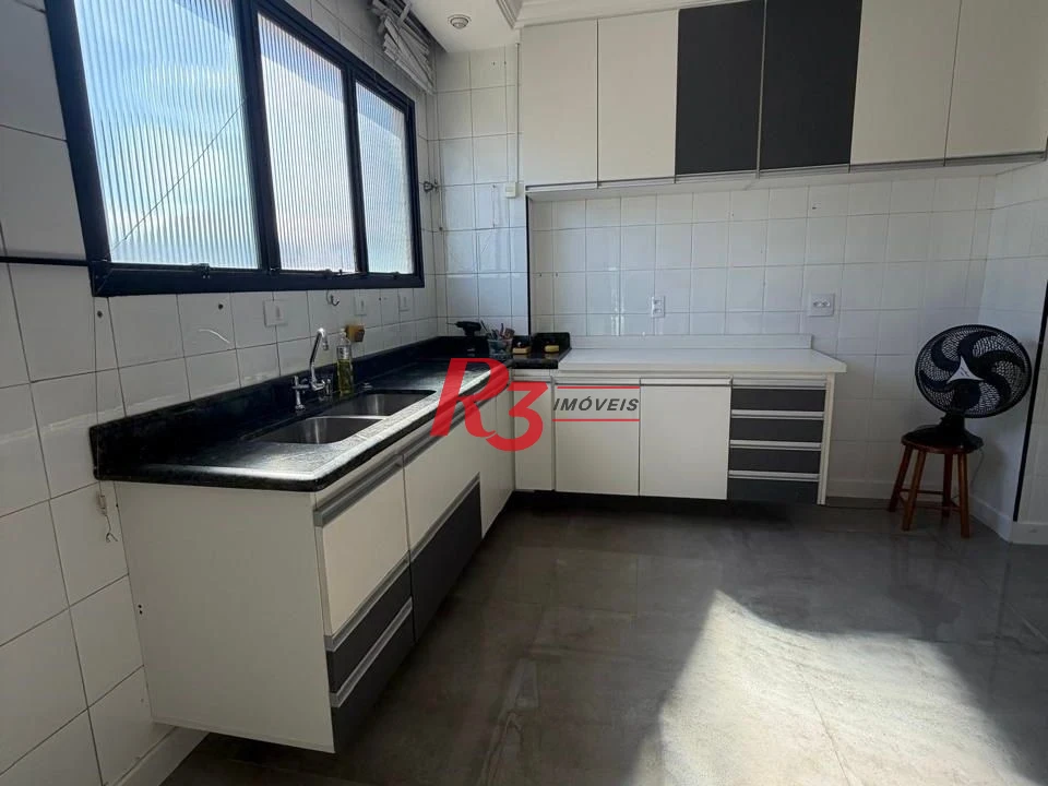 Apartamento para alugar, 100 m² por R$ 4.950,00/mês - Marapé - Santos/SP