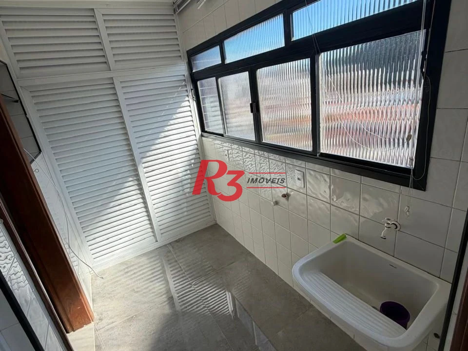 Apartamento para alugar, 100 m² por R$ 4.950,00/mês - Marapé - Santos/SP