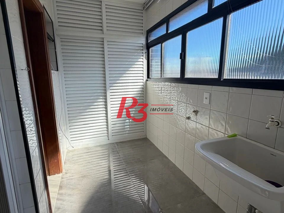 Apartamento para alugar, 100 m² por R$ 4.950,00/mês - Marapé - Santos/SP