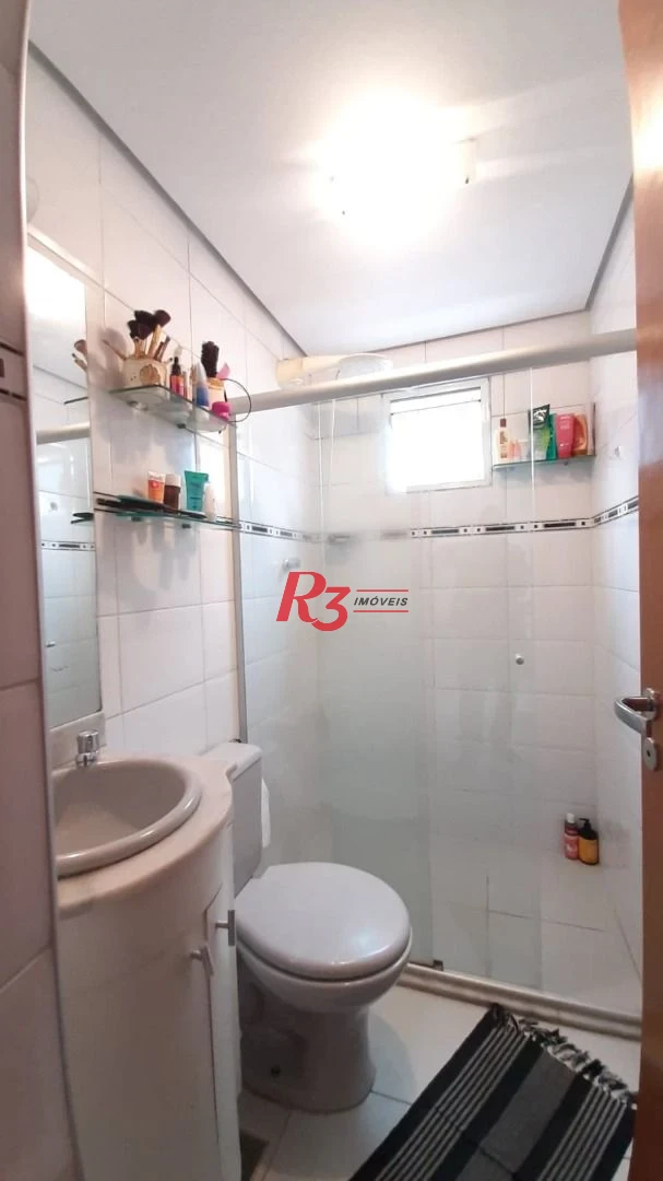 Apartamento a venda, 2 dorm, 75 m², 1 vaga, Aparecida, Santos SP