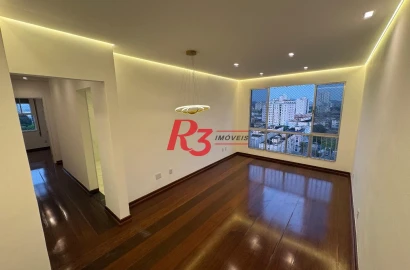 Apartamento com 2 dormitórios, 73 m² - venda por R$ 730.000,00 ou aluguel por R$ 4.200,00/mês - Aparecida - Santos/SP