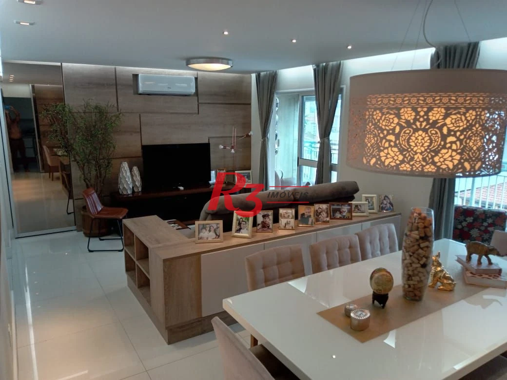 Apartamento com 4 dormitórios à venda, 165 m² por R$ 2.120.000,00 - Gonzaga - Santos/SP
