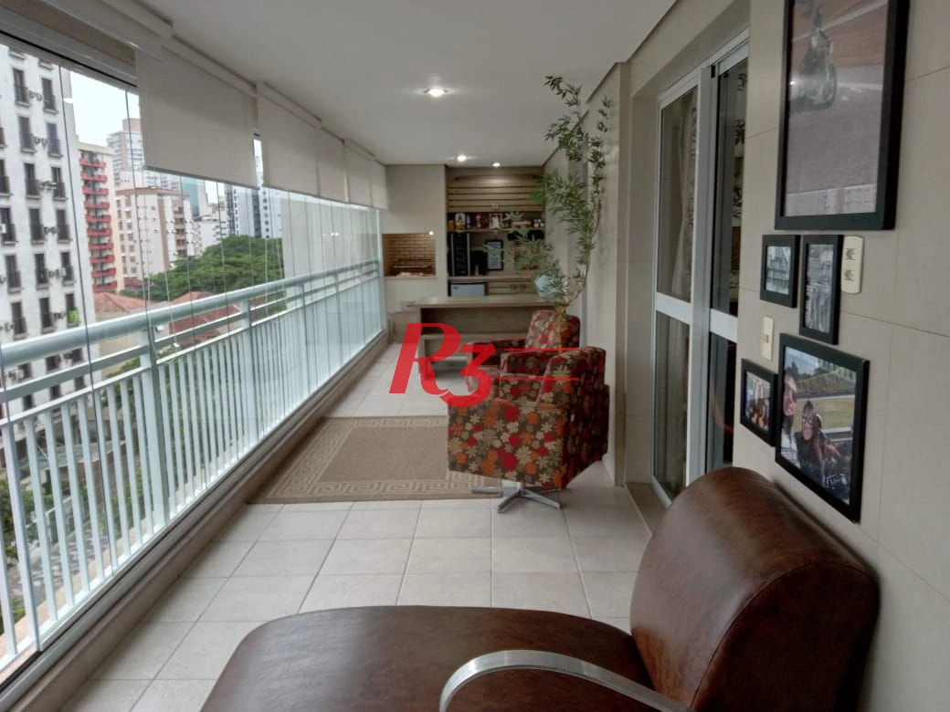 Apartamento com 4 dormitórios à venda, 165 m² por R$ 2.120.000,00 - Gonzaga - Santos/SP