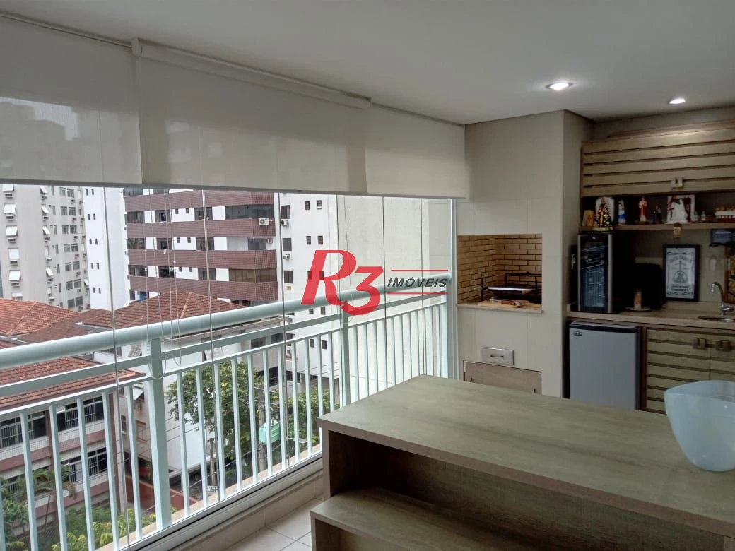 Apartamento com 4 dormitórios à venda, 165 m² por R$ 2.120.000,00 - Gonzaga - Santos/SP