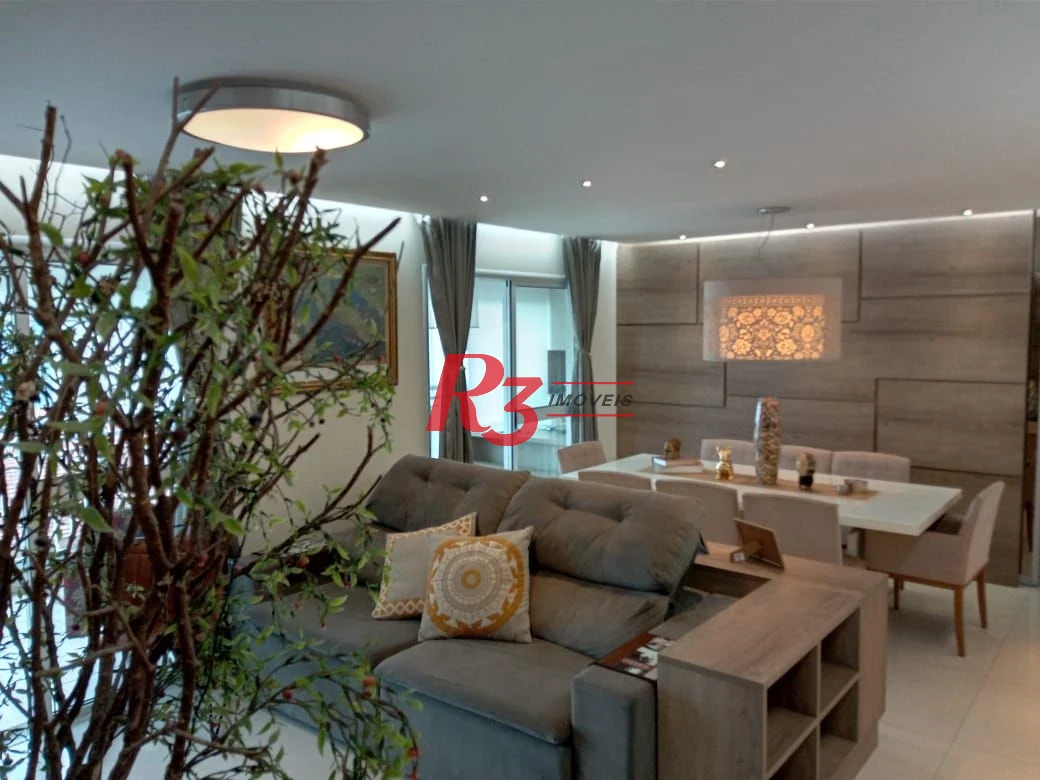 Apartamento com 4 dormitórios à venda, 165 m² por R$ 2.120.000,00 - Gonzaga - Santos/SP