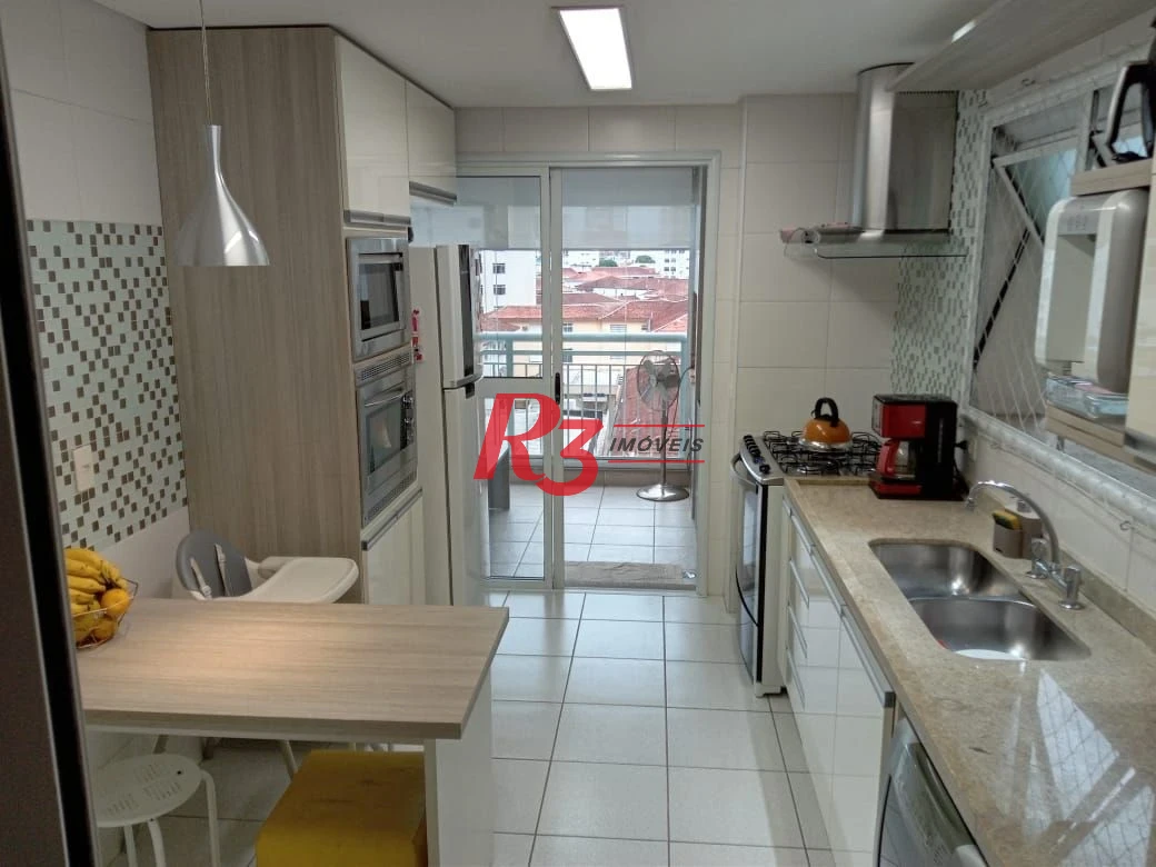 Apartamento com 4 dormitórios à venda, 165 m² por R$ 2.120.000,00 - Gonzaga - Santos/SP