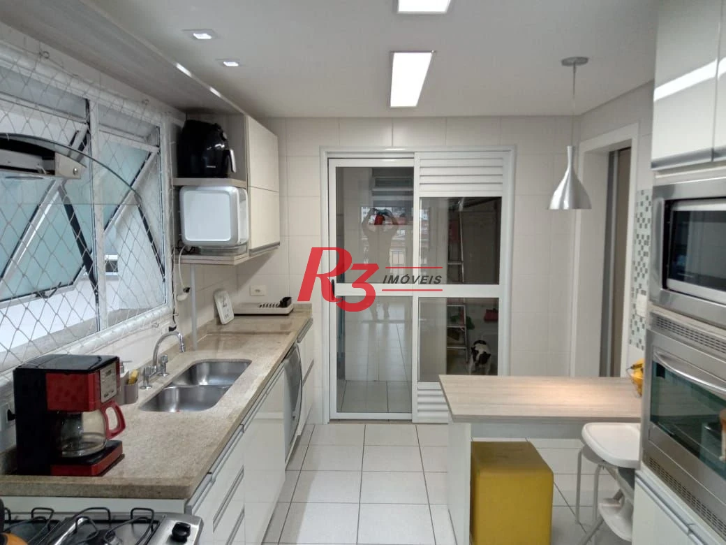 Apartamento com 4 dormitórios à venda, 165 m² por R$ 2.120.000,00 - Gonzaga - Santos/SP