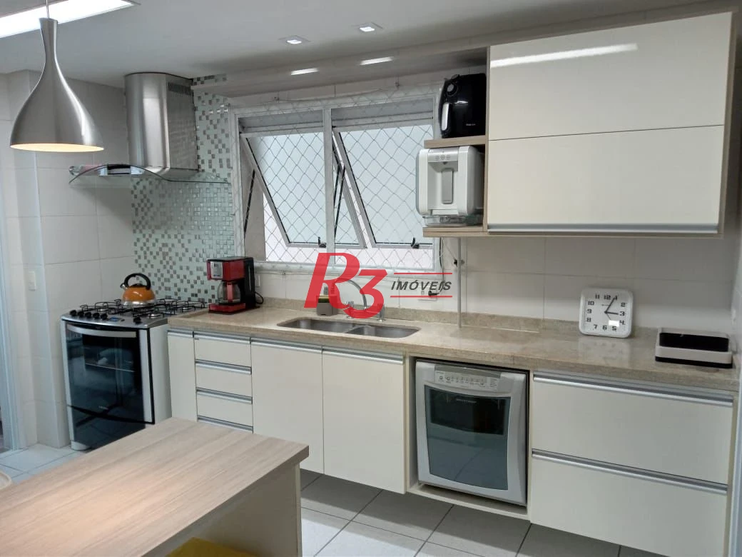Apartamento com 4 dormitórios à venda, 165 m² por R$ 2.120.000,00 - Gonzaga - Santos/SP
