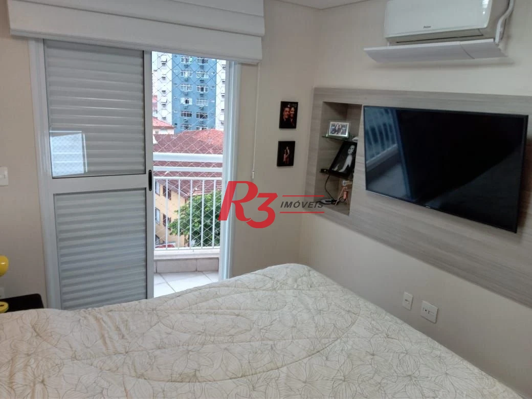 Apartamento com 4 dormitórios à venda, 165 m² por R$ 2.120.000,00 - Gonzaga - Santos/SP
