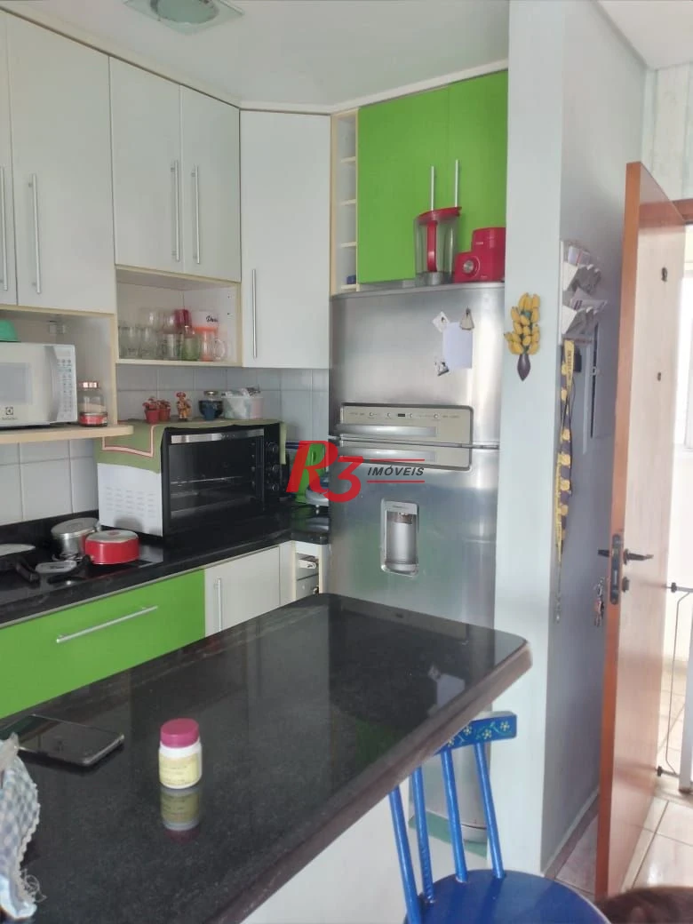 Apartamento à venda, 58 m² por R$ 370.000,00 - Encruzilhada - Santos/SP