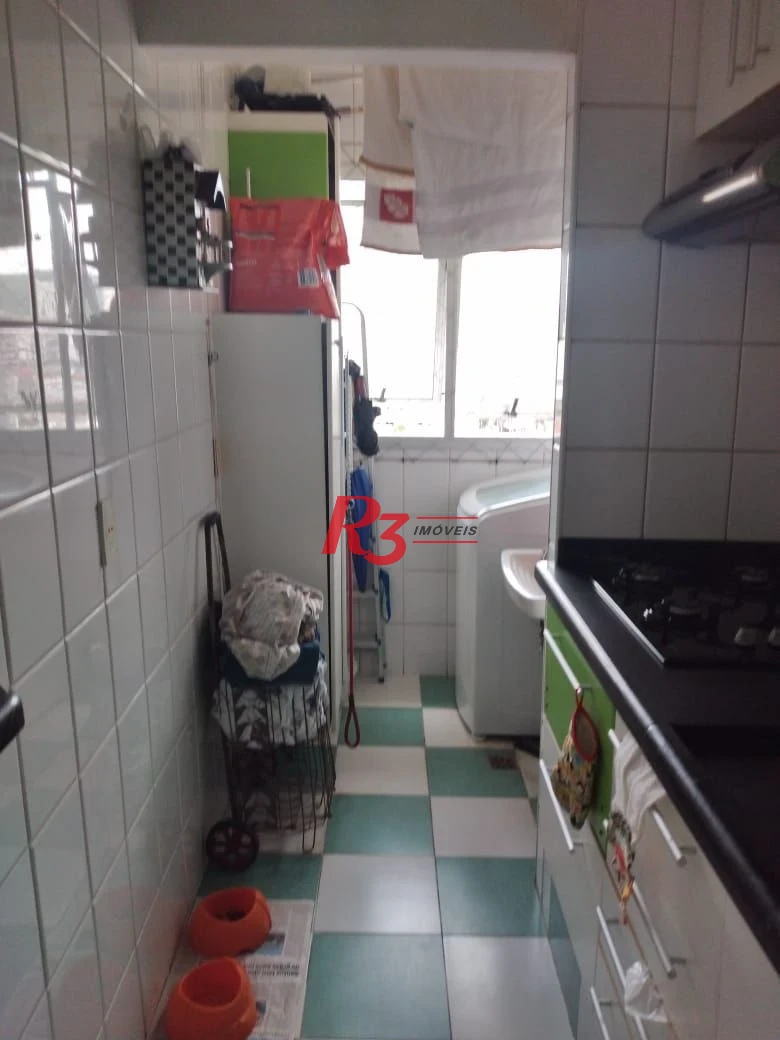 Apartamento à venda, 58 m² por R$ 370.000,00 - Encruzilhada - Santos/SP