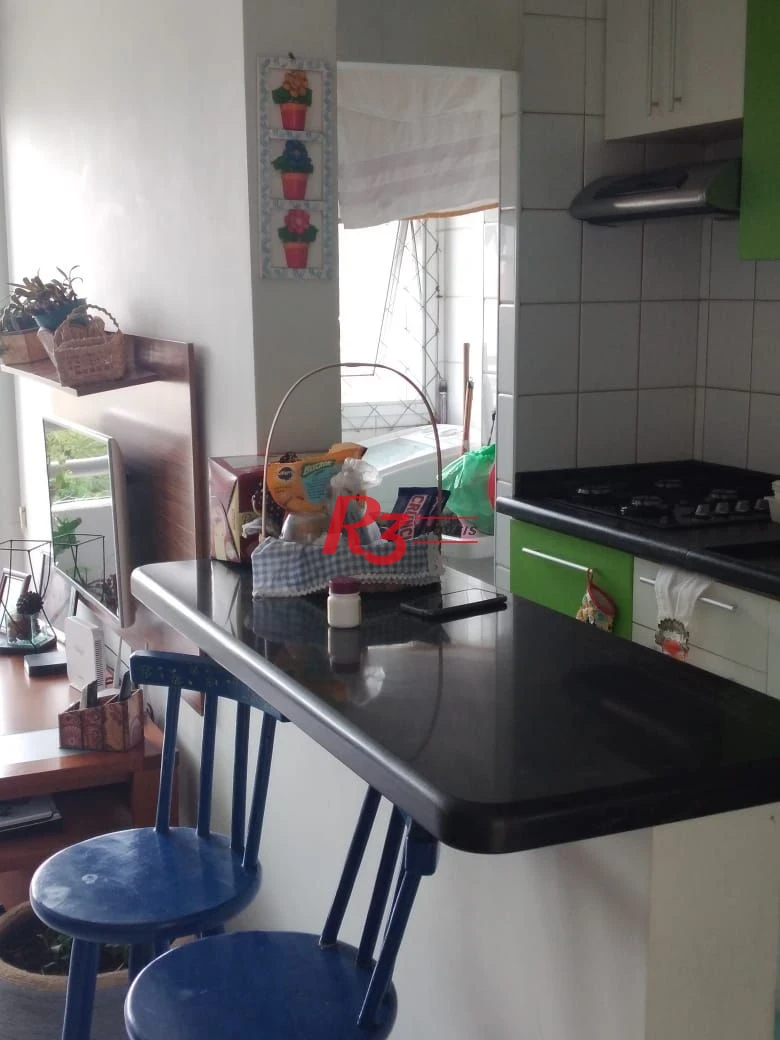 Apartamento à venda, 58 m² por R$ 370.000,00 - Encruzilhada - Santos/SP