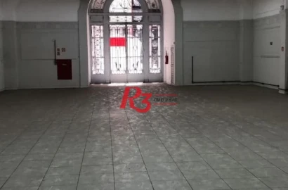 Loja para alugar, 1600 m² por R$ 46.500,00/mês - Centro - Santos/SP