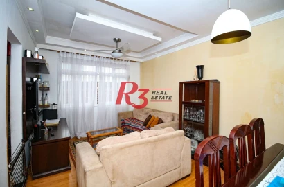 Apartamento com 2 dormitórios à venda, 63 m² por R$ 269.000,00 - Macuco - Santos/SP