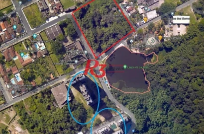 Terreno à venda, 12218 m² por R$ 12.000.000,00 - Morro de Nova Cintra - Santos/SP