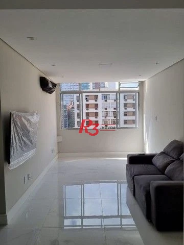 Apartamento 2 dormitórios, 2 suítes no bairro Boqueirão, Santos-SP.
