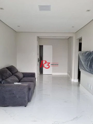 Apartamento 2 dormitórios, 2 suítes no bairro Boqueirão, Santos-SP.