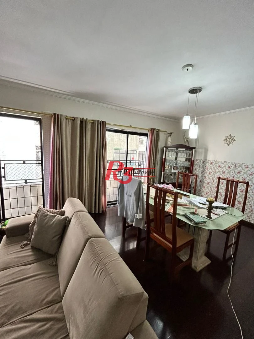 Apartamento com 3 dormitórios à venda, 128 m² por R$ 905.000,00 - Gonzaga - Santos/SP