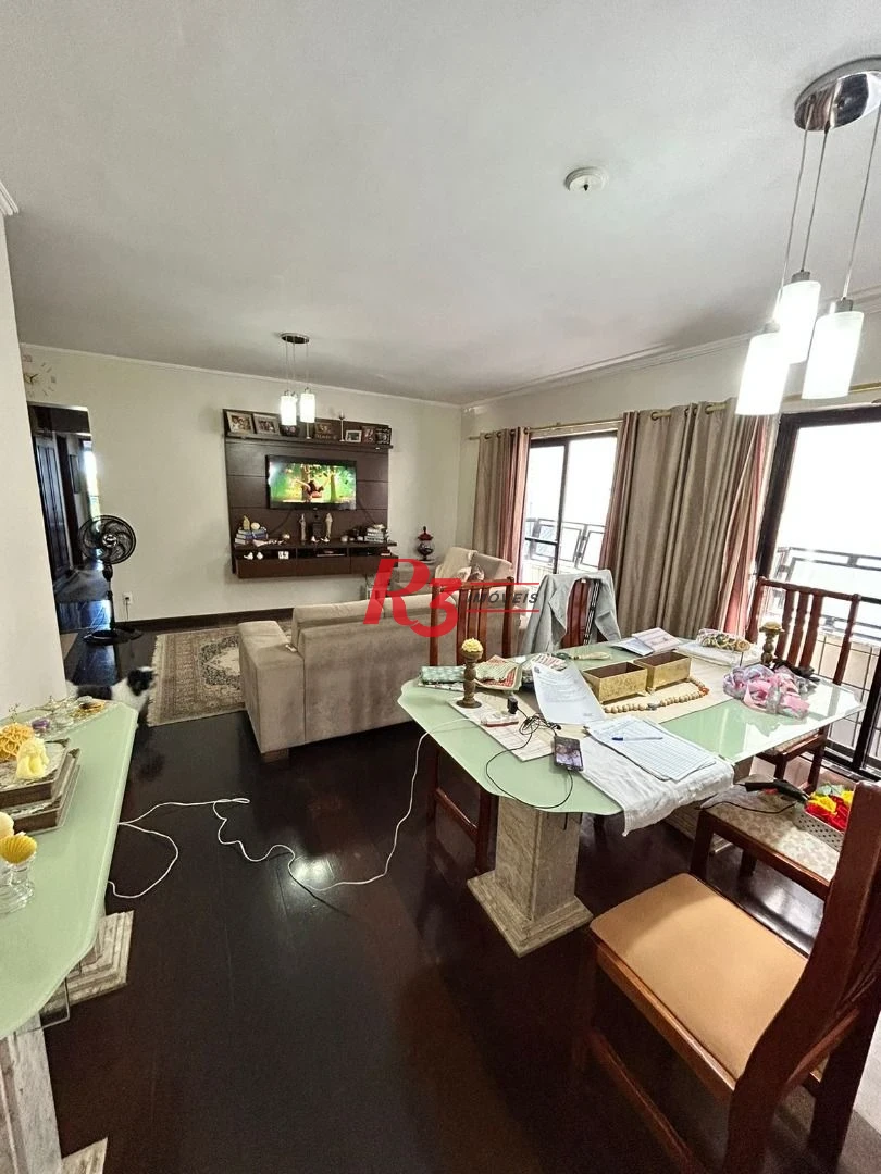 Apartamento com 3 dormitórios à venda, 128 m² por R$ 905.000,00 - Gonzaga - Santos/SP