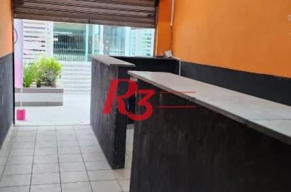 Loja para alugar, 26 m² por R$ 3.000,00/mês - Gonzaga - Santos/SP