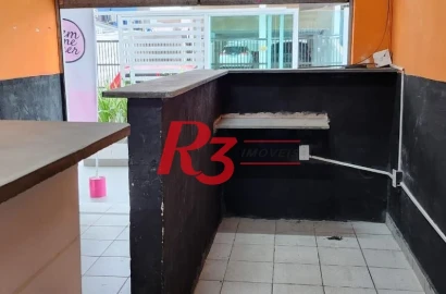 Loja, 26 m² - venda por R$ 380.000,00 ou aluguel por R$ 3.000,00/mês - Gonzaga - Santos/SP