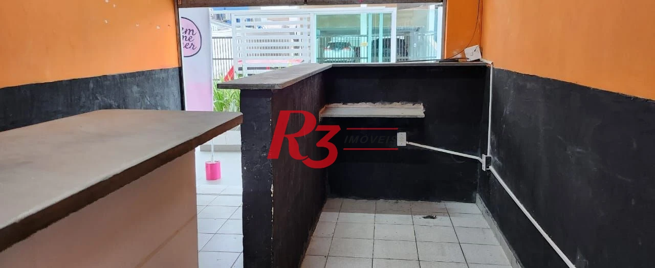 Loja para alugar, 26 m² por R$ 3.000,00/mês - Gonzaga - Santos/SP