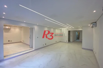 Amplo 3 dormitórios em São Vicente - 1 quadra da praia
