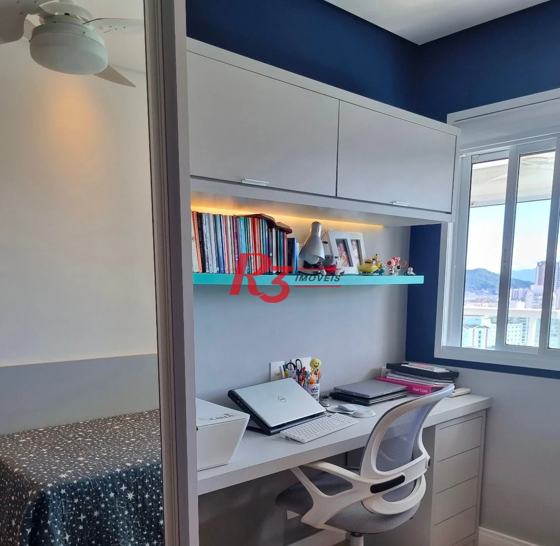 Apartamento com 3 dormitórios à venda, 100 m² por R$ 1.930.000,00 - Pompéia - Santos/SP