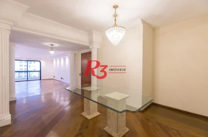 Apartamento com 3 dormitórios à venda, 173 m² por R$ 1.690.000,00 - Gonzaga - Santos/SP