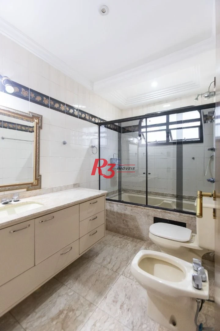 Apartamento com 3 dormitórios à venda, 173 m² por R$ 1.800.000,00 - Boqueirão - Santos/SP