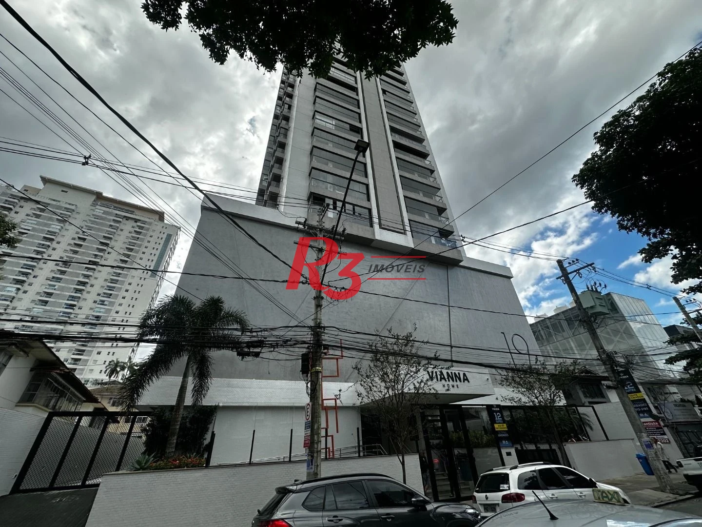 Apartamento com 1 dormitório para alugar, 54 m² - Boqueirão - Santos/SP