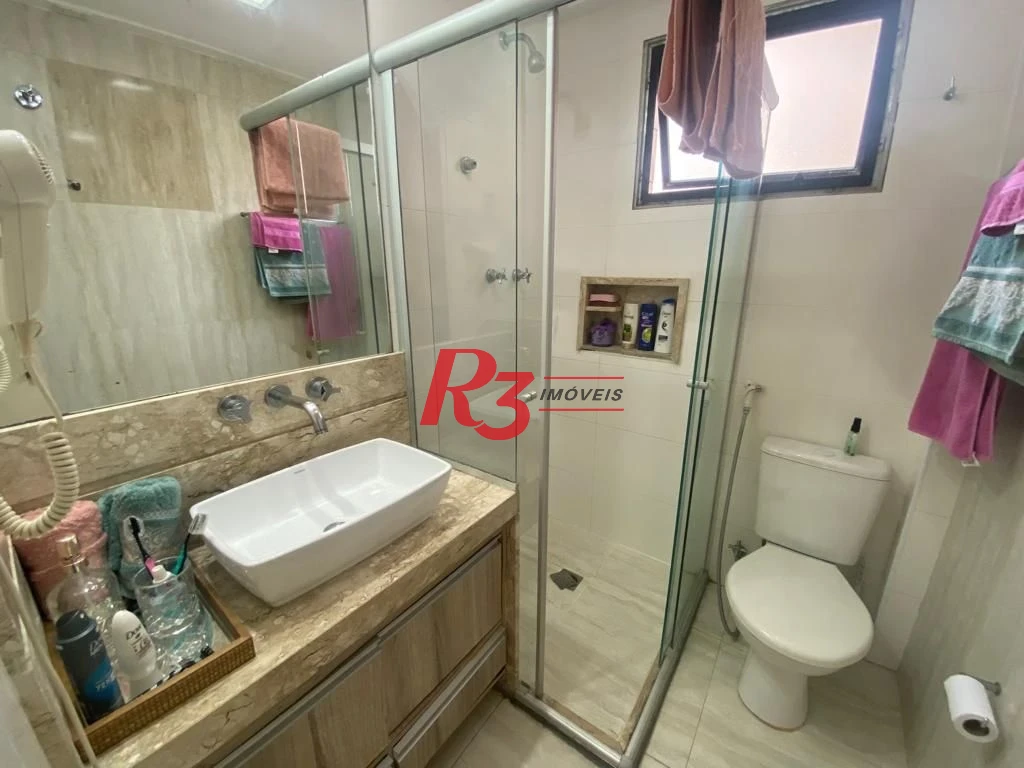 Flat com 1 dormitório à venda, 45 m² por R$ 320.000,00 - Gonzaga - Santos/SP