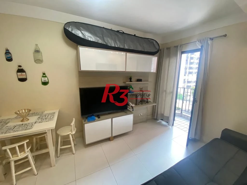 Flat com 1 dormitório à venda, 45 m² por R$ 320.000,00 - Gonzaga - Santos/SP