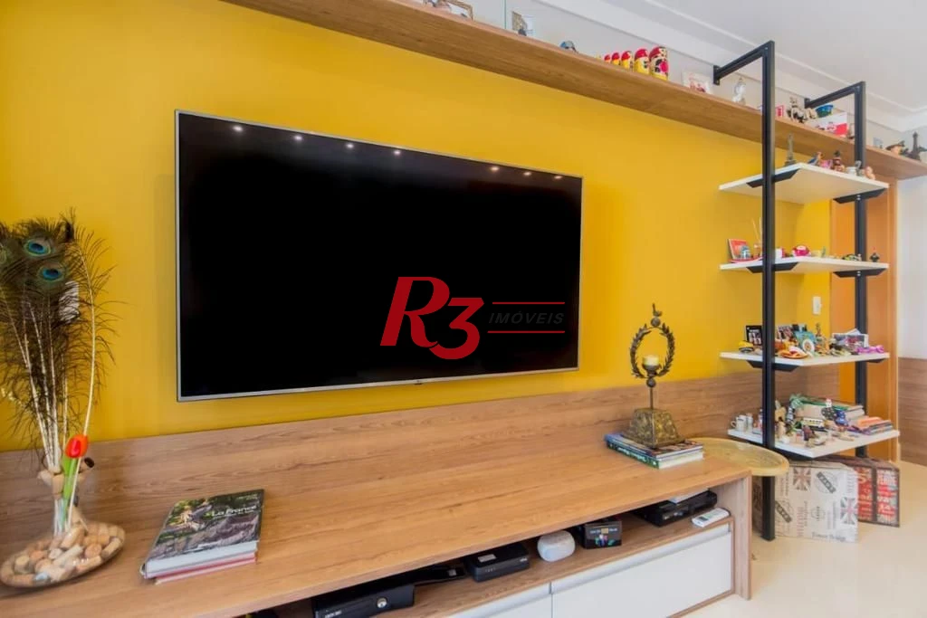 Apartamento com 3 dormitórios à venda, 124 m² por R$ 1.950.000,00 - Boqueirão - Santos/SP