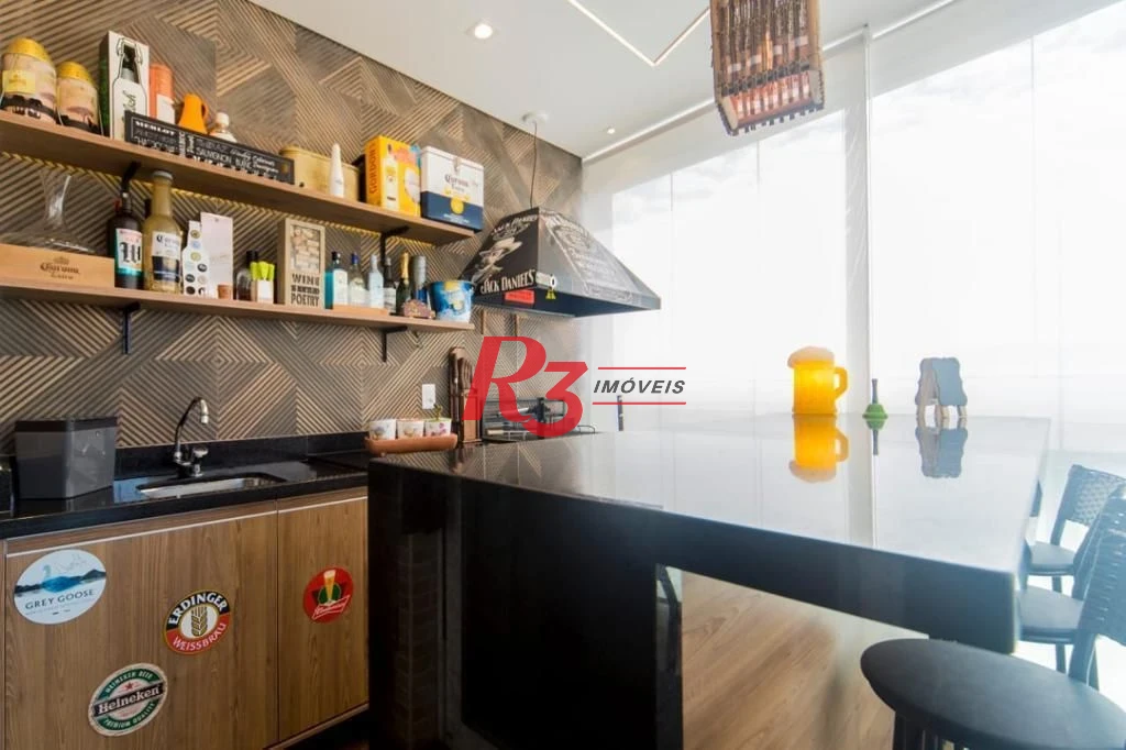 Apartamento com 3 dormitórios à venda, 124 m² por R$ 1.950.000,00 - Boqueirão - Santos/SP