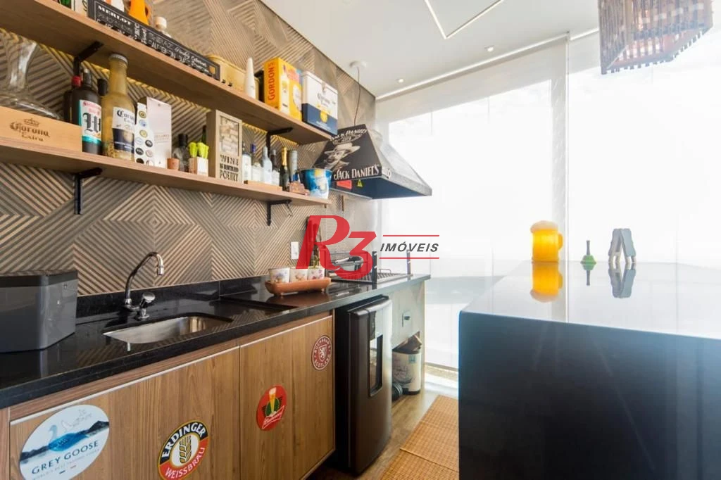 Apartamento com 3 dormitórios à venda, 124 m² por R$ 1.950.000,00 - Boqueirão - Santos/SP