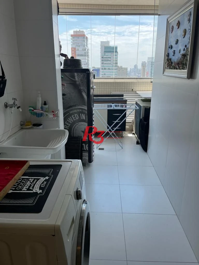 Apartamento com 3 dormitórios à venda, 124 m² por R$ 1.950.000,00 - Boqueirão - Santos/SP
