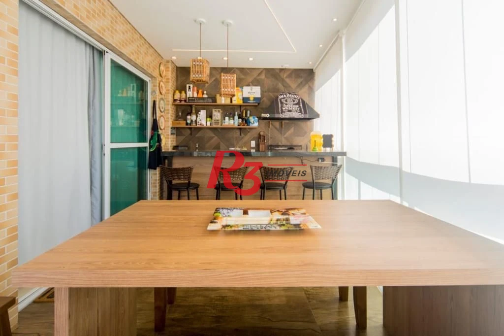 Apartamento com 3 dormitórios à venda, 124 m² por R$ 1.950.000,00 - Boqueirão - Santos/SP