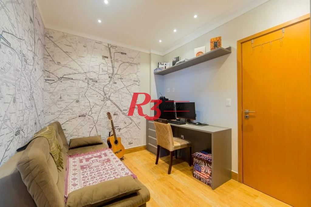 Apartamento com 3 dormitórios à venda, 124 m² por R$ 1.950.000,00 - Boqueirão - Santos/SP