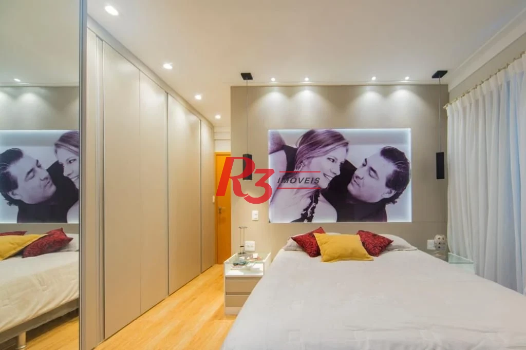Apartamento com 3 dormitórios à venda, 124 m² por R$ 1.950.000,00 - Boqueirão - Santos/SP