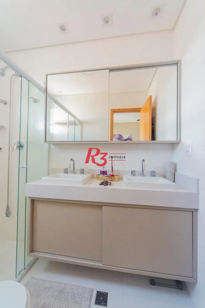 Apartamento com 3 dormitórios à venda, 124 m² por R$ 1.950.000,00 - Boqueirão - Santos/SP