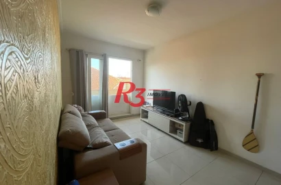 Apartamento com 1 dormitório à venda, 53 m² por R$ 343.000,00 - Campo Grande - Santos/SP