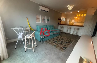 Apartamento com 2 dormitórios à venda, 100 m² por R$ 1.250.000,00 - Gonzaga - Santos/SP