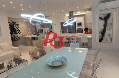 Apartamento Garden com 3 dormitórios à venda, 203 m² por R$ 3.180.000,00 - Gonzaga - Santos/SP
